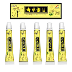 5 PCS Natural Chinese Herbal Eczema Psoriasis Creams Dermatitis and Pruritus Psoriasis Ointment External Use Only